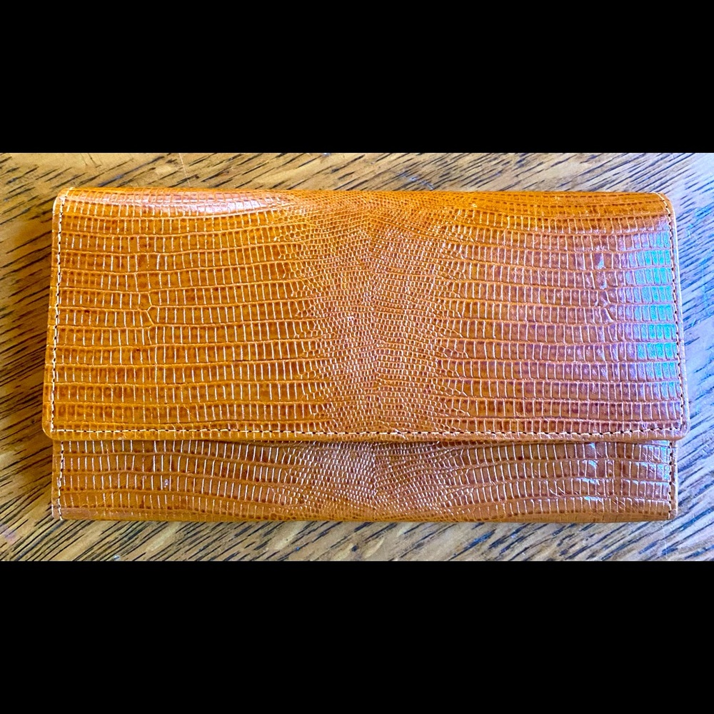 NWOT Michael Rome leather wallet made in Italy
